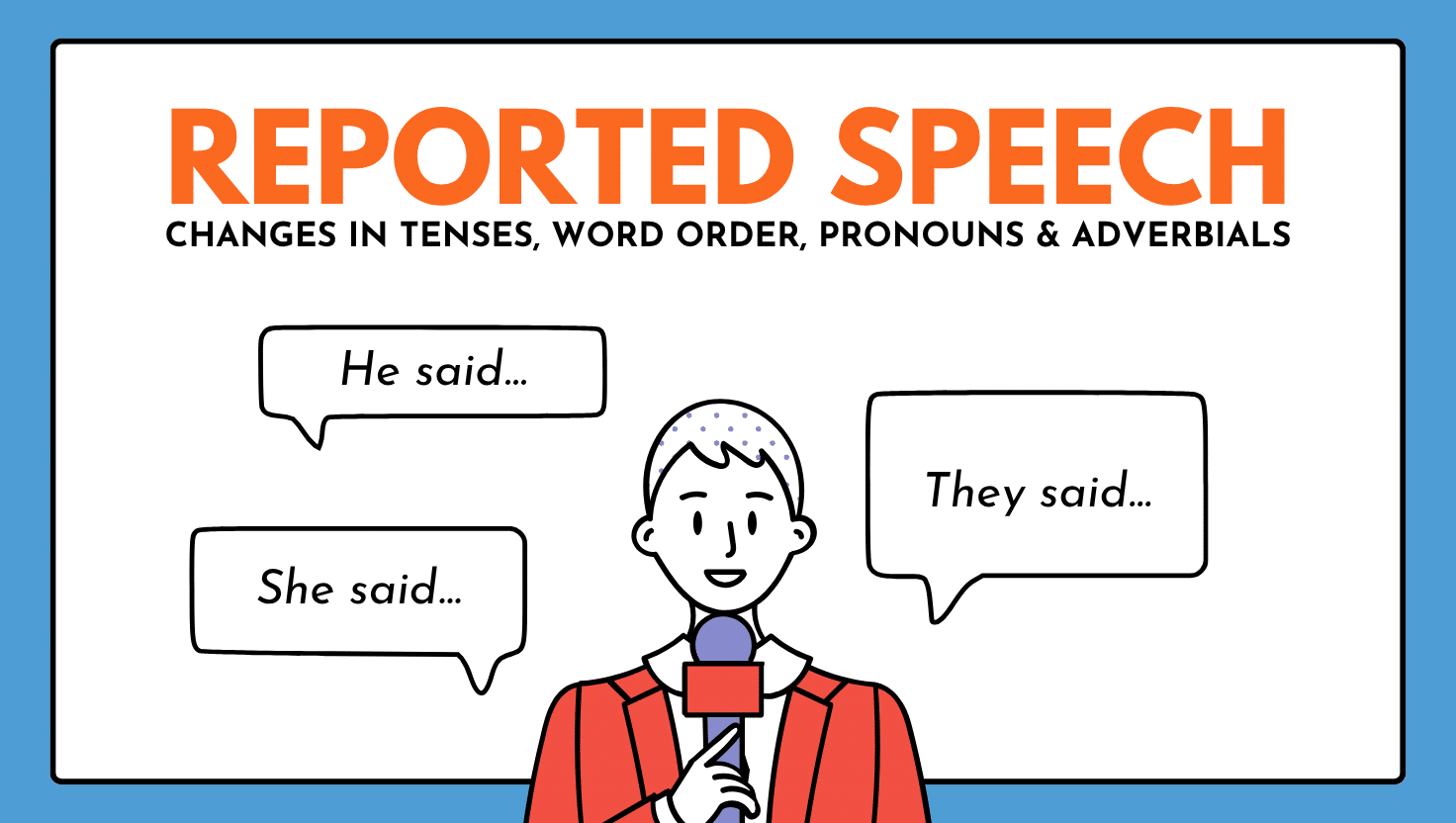Reported Speech: Rules for Tenses, Questions, and Imperatives